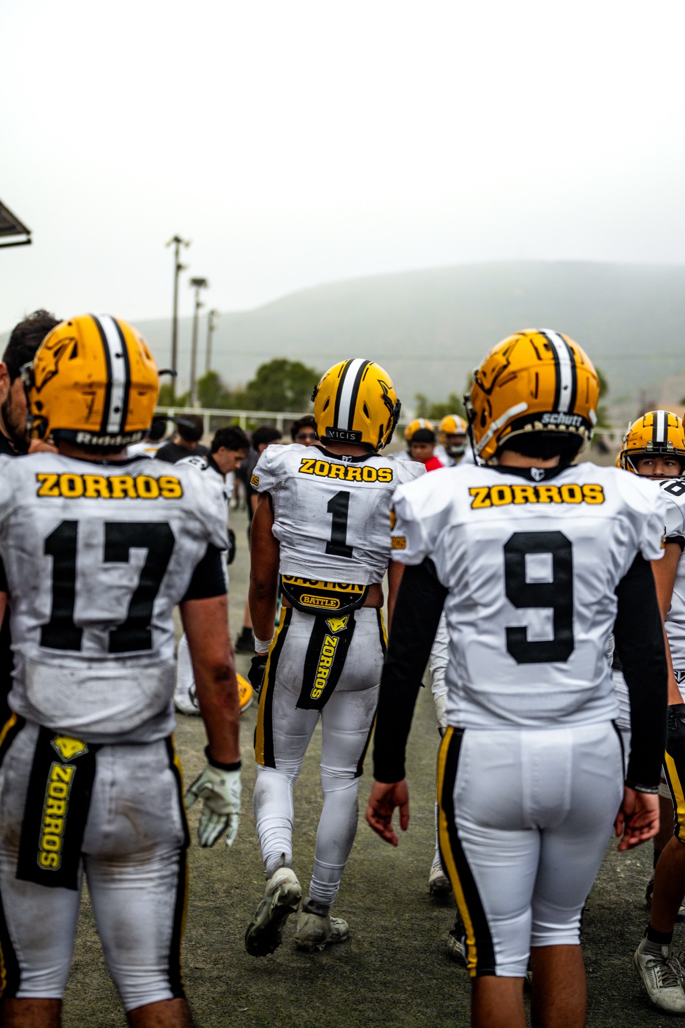 Zorros team walk-out